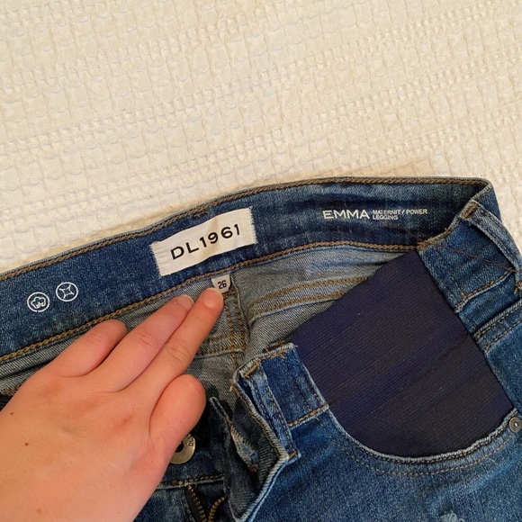 DL1961 Emma Maternity Power Jeggings-Strobe 26 - Picture 2 of 9